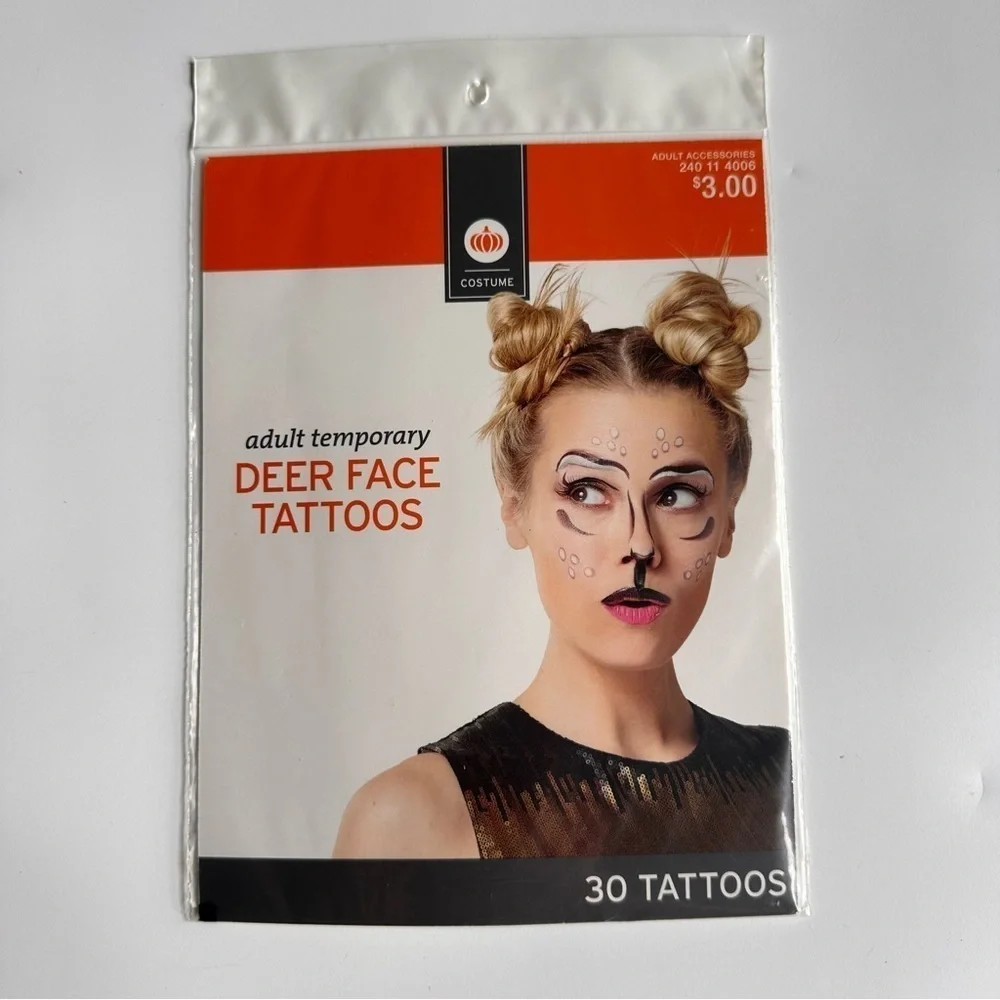 Target Halloween Animal Face Tattoos